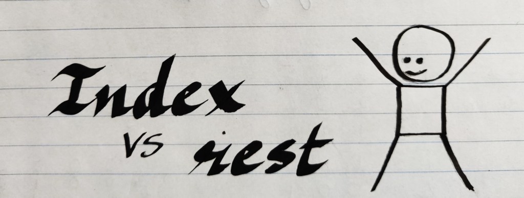 Index Fund versus&nbsp;rest