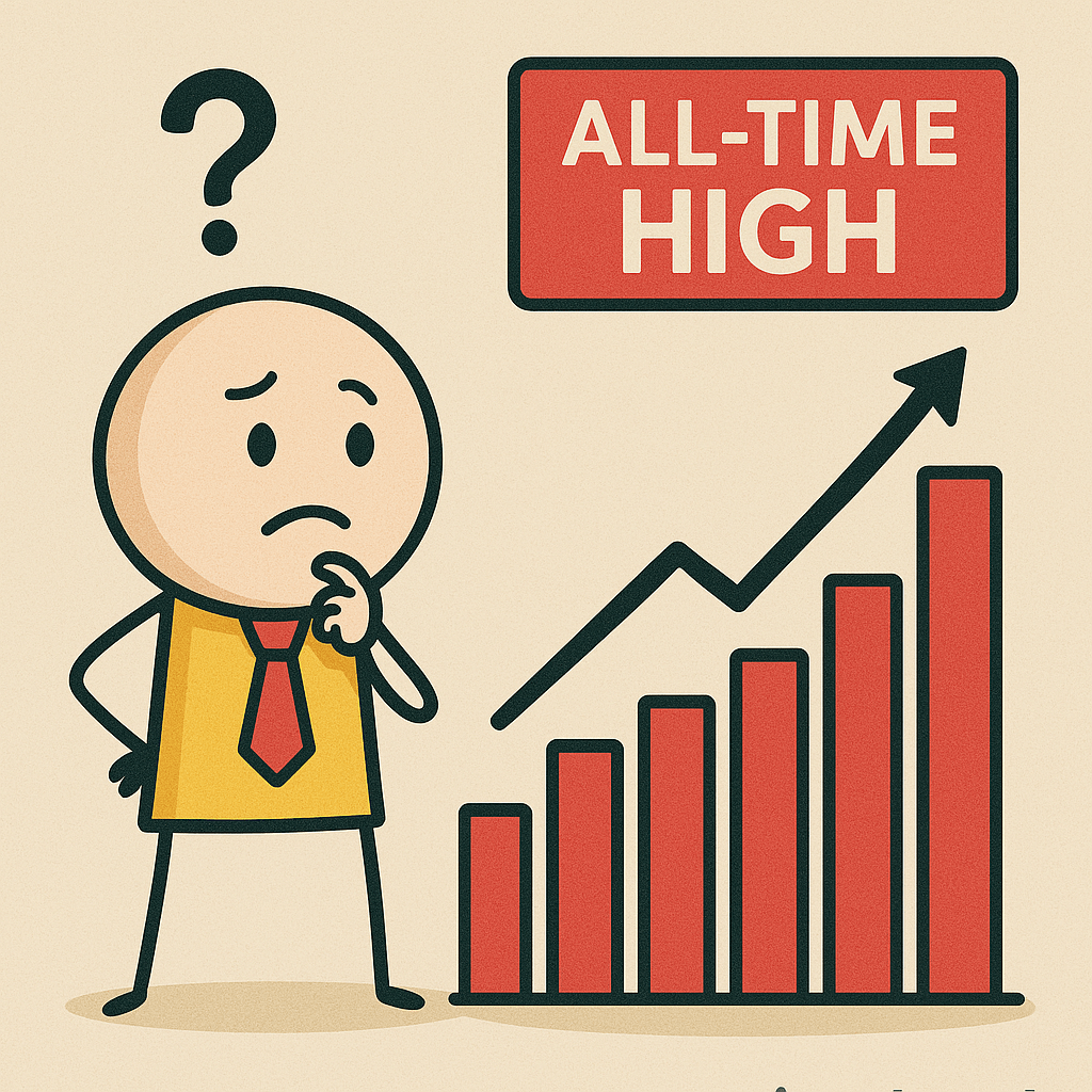 Should you invest in an all time high market ?